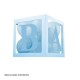 Caja para globos Baby azul 215 cm
