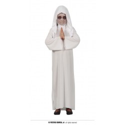 Disfraz monja blanca para niña