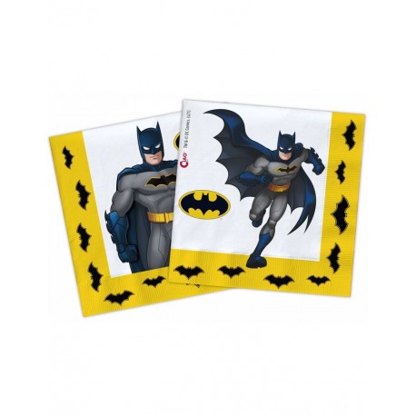 Servilletas Batman 30 uds 33x33 compostables