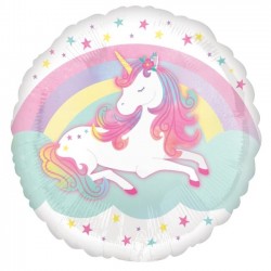 Globo unicornio encantado 45 cm helio o aire