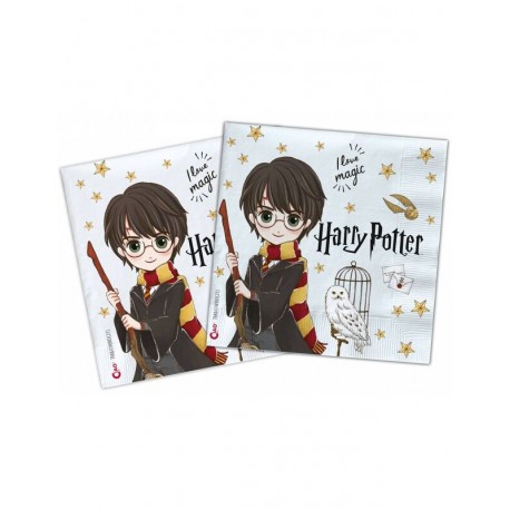 Servilletas Harry Potter 20 uds compostables 33 cm