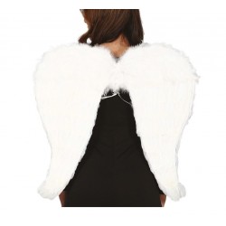 Alas plumas blancas angel 75x75 cm