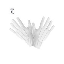 Guantes blancos talla XL