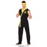 Disfraz karateca negro Snake Cobra kai talla L