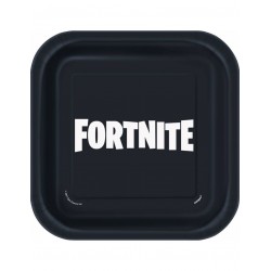 Platos cumpleanos Fornite 18 cm 8 uds