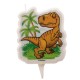 Vela cumpleaños dinosaurio 7,5 cm