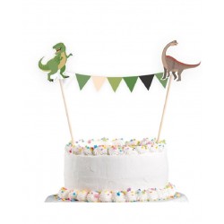 Topper tarta dinosaurios 15x20 cm