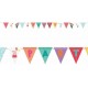 Banderin triangular Peppa Pig cumpleanos 4 mt