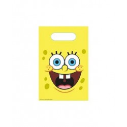 Bolsas chuches cumpleanos Bob Esponja 6 uds