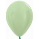 Globos Satin verde R5 12,5 cm 50 uds Sempertex