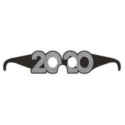 Gafas 2020 plata cotillon fin de ano