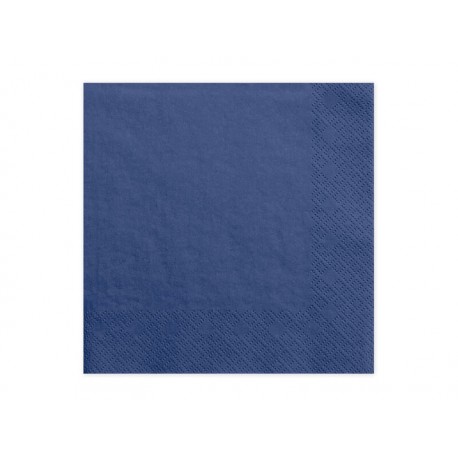 Servilletas azul marino 20 uds 33 cm