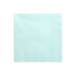 Servilletas azul turquesa 20 uds 33 cm