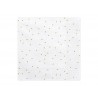 Servilletas blancas lunares oro 20 uds 33 cm