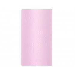 Tul Rosa claro rollo de 9 mt x 30 cm para decoraciones