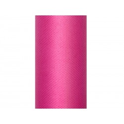 Tul rosa en rollo 20 mt x 8 cm