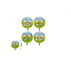 Globo animales de la granja 45 cm redondo