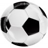 Platos balon de futbol 10 uds 23 cm
