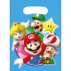 Bolsas cumpleaños Mario Bros 8 uds 23x16 cm