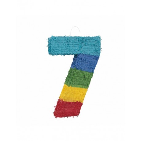 Pinata numero 7 Multicolor 50 cm