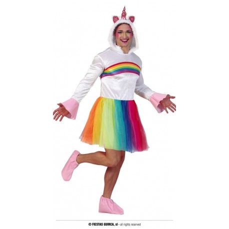 Disfraz Unicornio para hombre talla M despedida