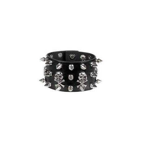 Pulsera pinchos punk rockero