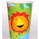 Vasos animales de la jungla 6 uds