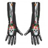 Guantes catrina dia de muertos para adulto 40 cm