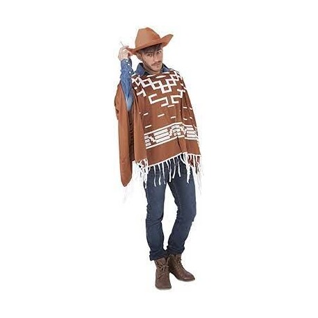 Poncho y sombrero vaquero clint eastwood el bueno
