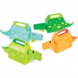 Cajitas dinosaurios para chuches 4 uds 31x13x6 cm