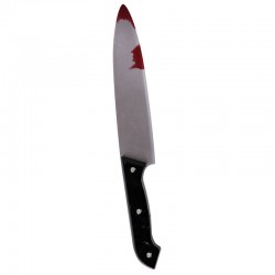 Cuchillo plastico realista 305 cm