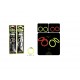 Pendientes glow brilla oscuridad 1 bolsa 2 unidades