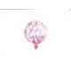 Globo feliz cumpleanos rosa 45 cm