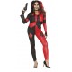 Disfraz Arlequinn rojo y negro mujer talla 3 4 anos