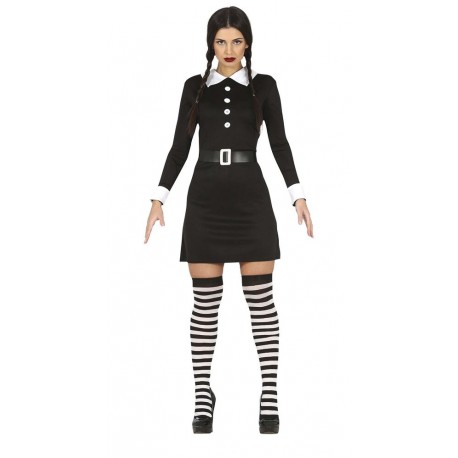 Disfraz colegiala Miercoles talla S 36 38
