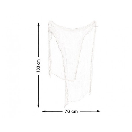 Tela blanca para decoracion halloween 183x76 cm