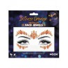 Joyas faciales adhesivas nanranjas brillan en la oscuridad Glow