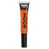 Mascara de ojos naranja UV neon