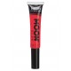 Mascara de ojos rojo UV neon