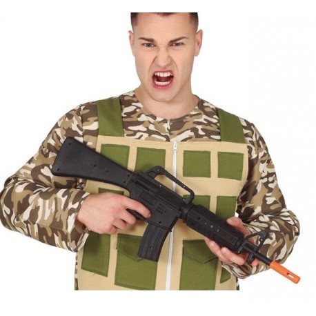 Rifle francotirador ak 77 cm juguete plastico
