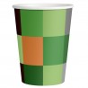 Vasos fiesta minecraft TNT 8 uds