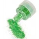 Purpurina super brillante verde Crystal Flakes 8 gr grimas