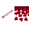 Cañon de confeti corazones rojos 40 cm