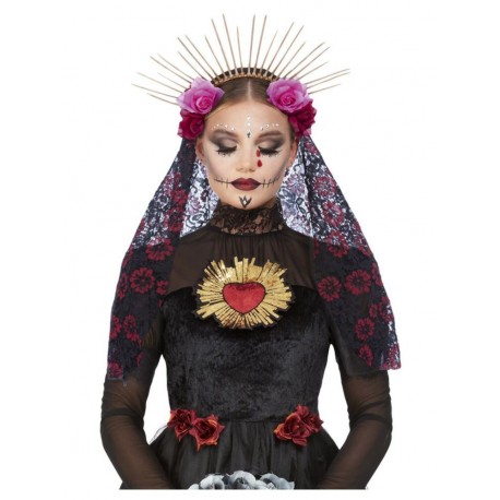 Diadema dia de los muertos mejicana