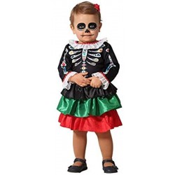 Disfraz catrina dia de muertos bebe talla 6 12 meses