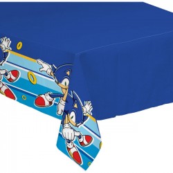 Mantel Sonic cumpleaños 120x180 cm