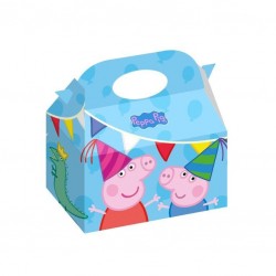 Cajitas regalo cumpleaños Peppa Pig 12 uds