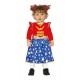 Disfraz superheroina nina para bebe talla 12 18 meses