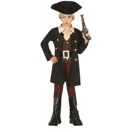 Disfraz capitan pirata para nino talla 5 6 anos