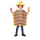 Poncho mejicano para niño talla 7-9 años